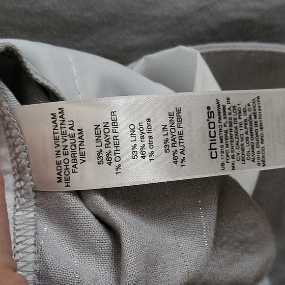 Chico's Pull On Straight Pants - Picture 6 of 6